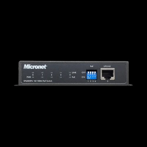 micronet sp6005p4 5 port unmanage poe switch