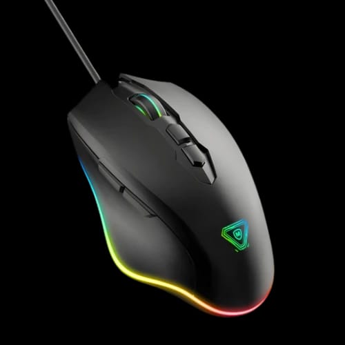 micropack gm 07 ares rgb gaming mouse side button