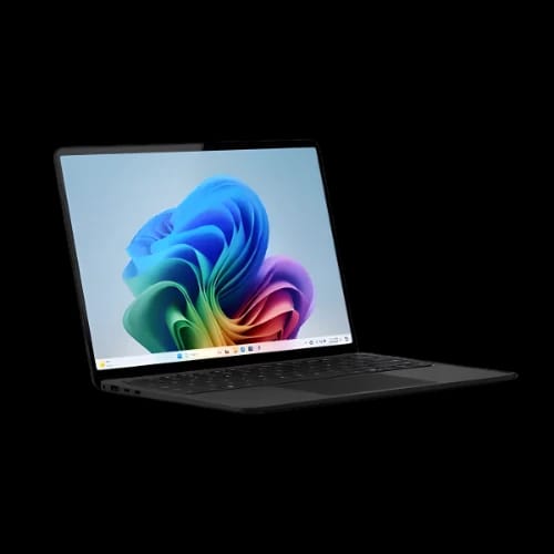 microsoft surface 7th edition snapdragon x plus 12 core copilot ai optimized laptop black angle