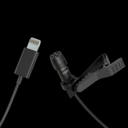 mirfak mc1p lavalier microphone with lightning port