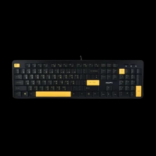 mofii sk 701 wired keyboard black yellow keycaps