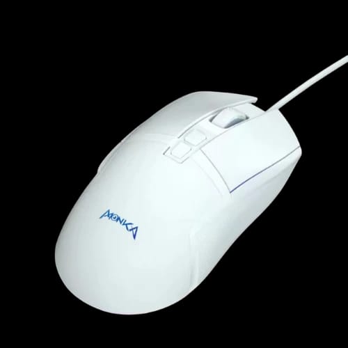 monka g10 wired gaming mouse white