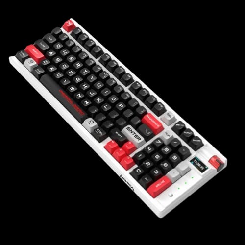 monka storm kg991w tri mode gasket keyboard with display violet linear 2