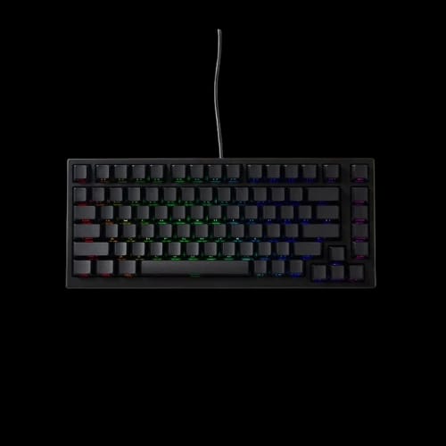 monsgeek akko tac75 he magnetic switch keyboard black rgb wired