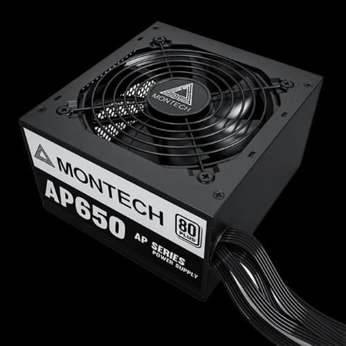 montech ap650 650w 80 plus white certified high quality atx power supply 3