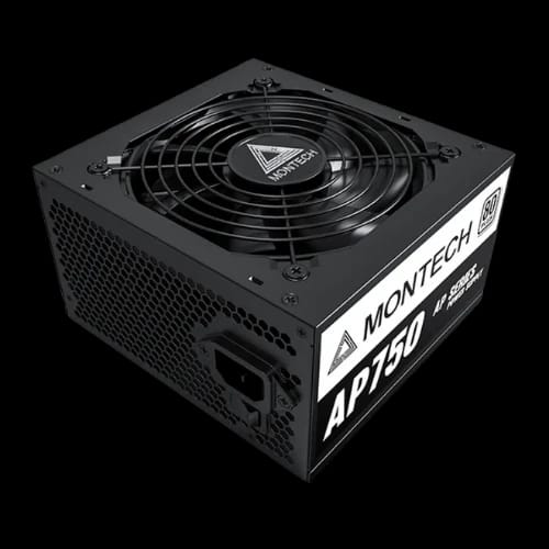 montech ap750 750w atx non modular 80 plus power supply 2
