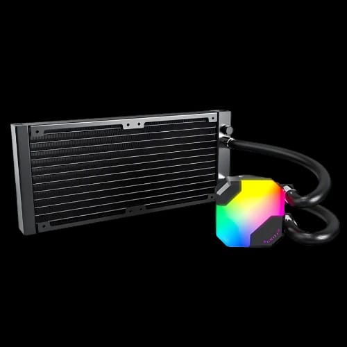 montech hyperflow argb 240mm liquid cooler back