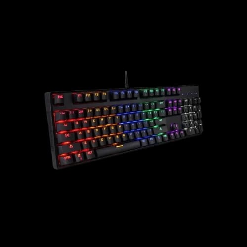 motospeed ck107 wired mechanical backlit keyboard side laser keys