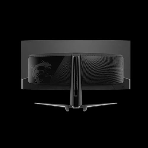 msi 34 inch curved monitor back view