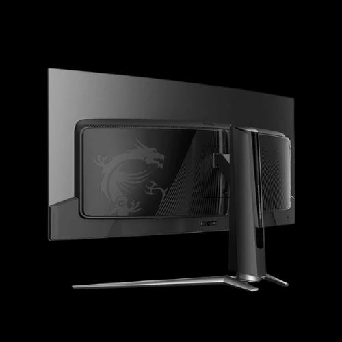msi 34 inch gaming monitor rear design