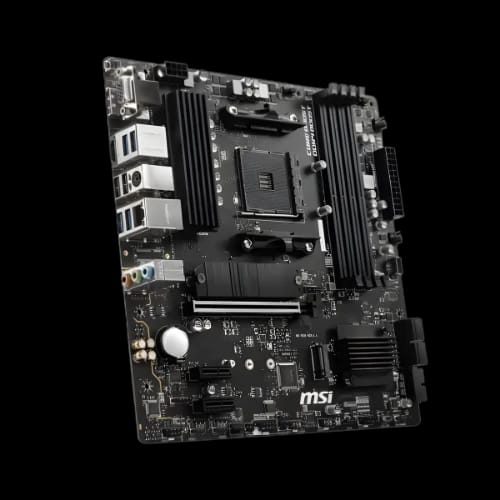 msi b550m pro vdh amd am4 ddr4 micro atx motherboard side