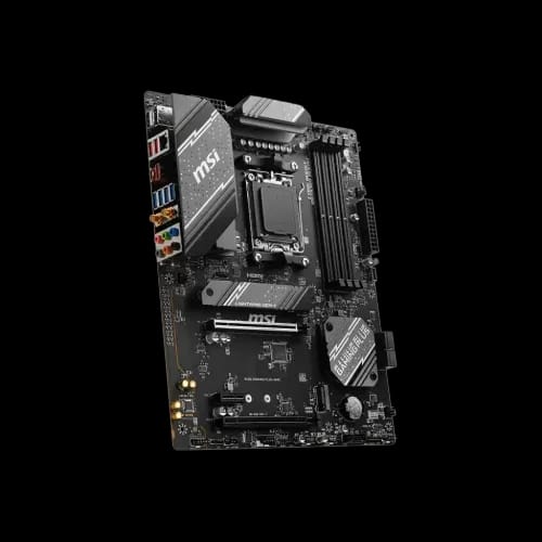 msi b650 gaming plus wifi am5 motherboard rear i o view