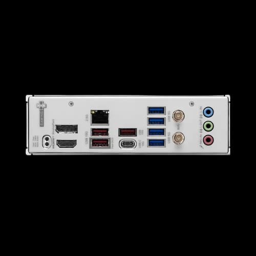 msi b850 gaming plus wifi6e am5 atx motherboard ports