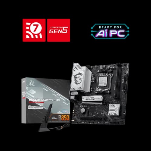 msi b850m gaming wifi am5 matx motherboard 2