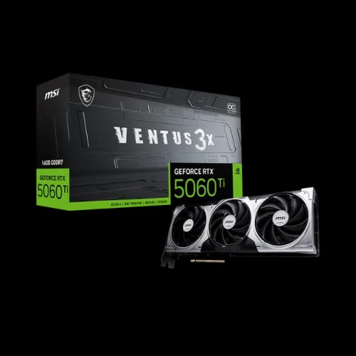 msi geforce rtx 5060 ti 16g ventus 3x oc 16gb gddr7 graphics card 1