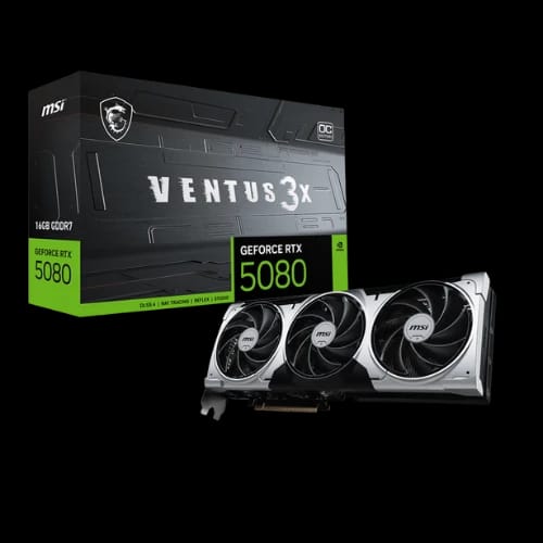 msi geforce rtx 5080 16g ventus 3x oc plus 16gb gddr7 graphics card 1