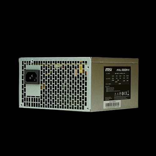 msi mag a300n h 300w 80 plus non modular power supplyside