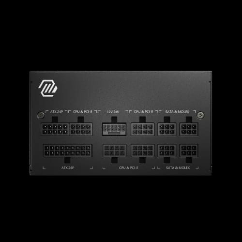 msi mag a750gl pcie5 750w 80 plus gold full modular power supplyports