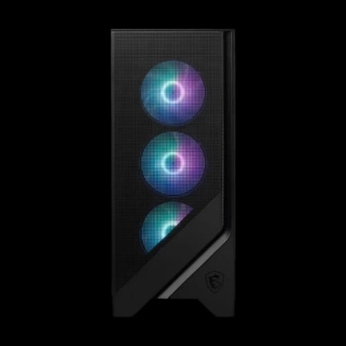 msi mag forge 321r airflow mid tower atx gaming caseright side