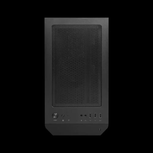 msi mag forge m100a micro atx tower gaming caseback
