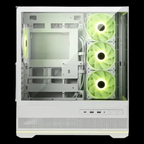 msi mag pano 110r pz argb atx mid tower gaming casing white front
