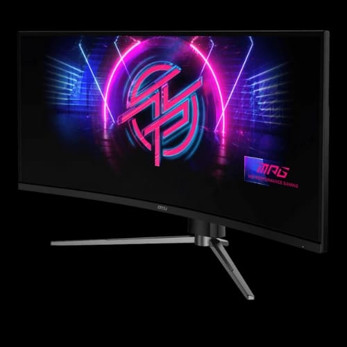 msi mpg 346cqrf x24 34 uwqhd 240hz curved gaming monitor left angle
