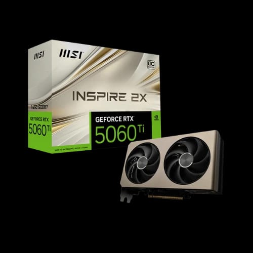 msi nvidia geforce 16gb msi rtx 5060 ti 16gb inspire 2x oc