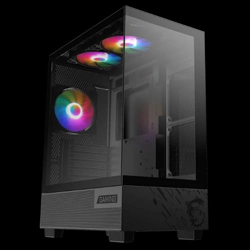 msi pag pano m110a micro atx mid tower gaming casingfront
