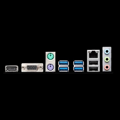 msi pro a620m e amd am5 matx motherboard ports