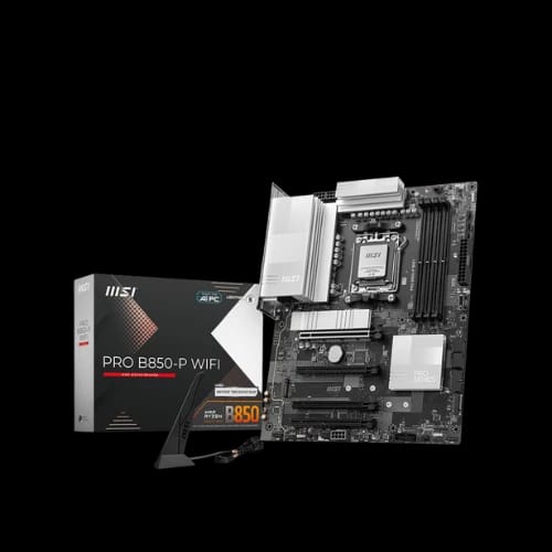msi pro b850 p wifi am5 atx motherboard front