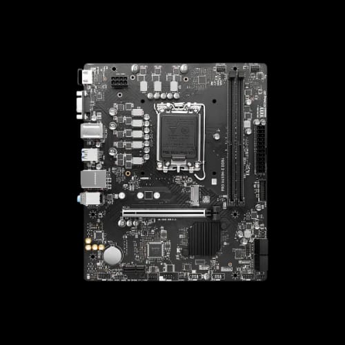 msi pro h610m e ddr4 lg1700 matx motherboard pcb
