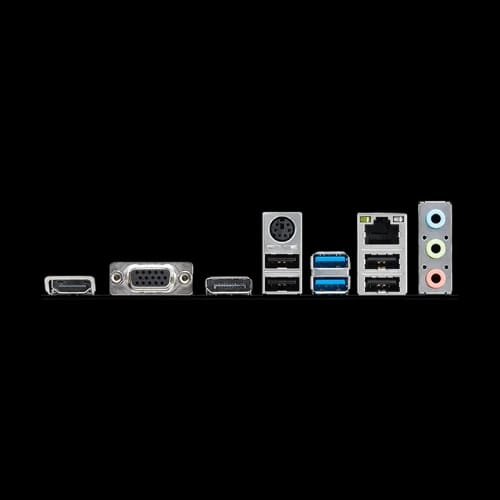 msi pro h610m g wifi ddr4 12th gen micro atx motherboard ports
