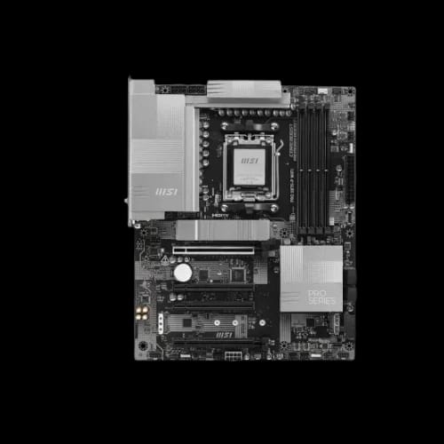 msi pro x870 p wifi am5 atx motherboard view
