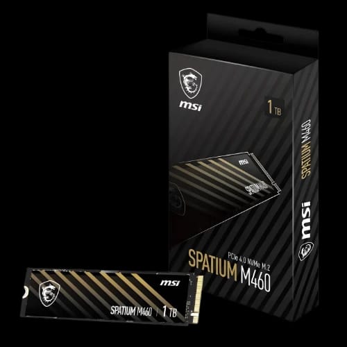msi spatium m460 1tb gen4 nvme m2 2280 ssd main