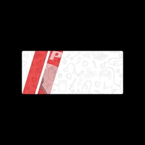nanoflow compact mouse pad with red diagonal pattern 700 300 1