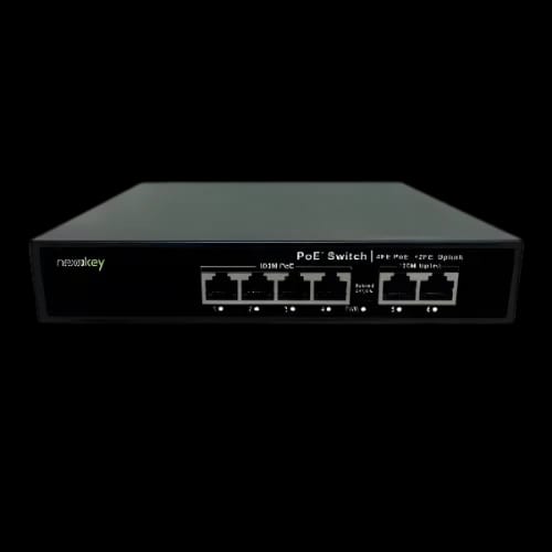 nexakey ns600s 4p2u 4 port 100m unmanaged poe switch main