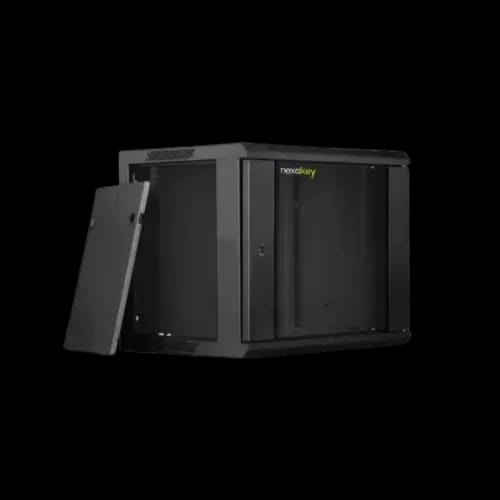 nexakey nx 9u wall mount server rack