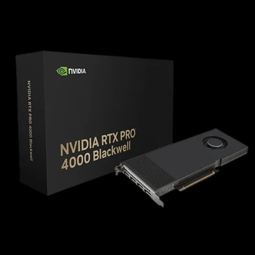 nvidia rtx pro 4000 blackwell 24gb gddr7 graphics card with full box