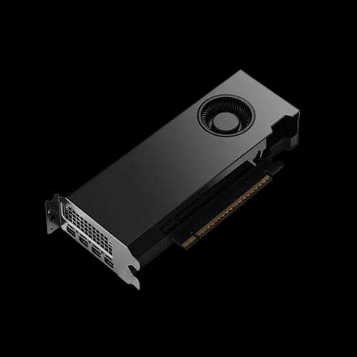 nvidia rtx pro 4000 blackwell sff edition graphics card side view