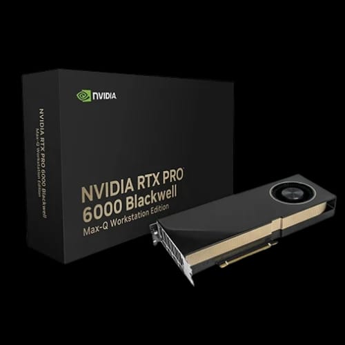 nvidia rtx pro 6000 blackwell max q workstation edition with box