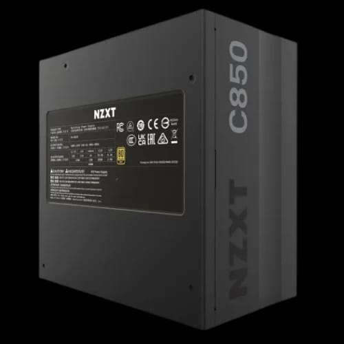 nzxt c850 850 watt 80 plus gold atx 31 full modular power supply black 3