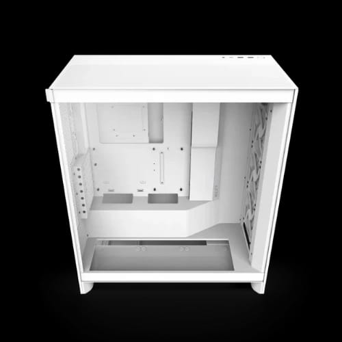 nzxt h7 flow rgb 2024 edition mid tower atx airflow gaming casing white 2