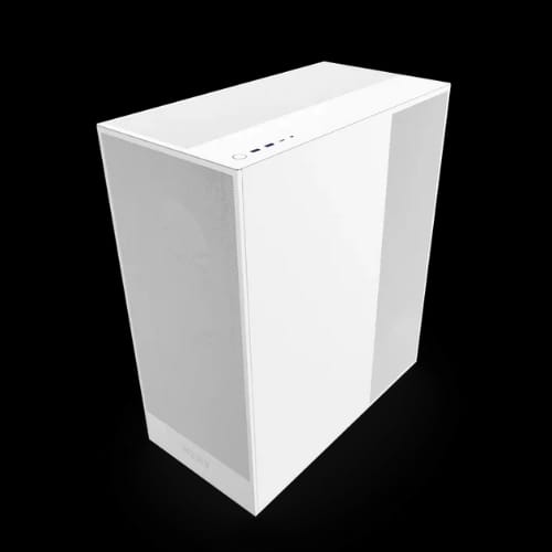 nzxt h7 flow rgb 2024 edition mid tower atx airflow gaming casing white 3