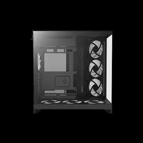 nzxt h9 flow rgb 2024 edition mid tower atx airflow gaming casing black 2