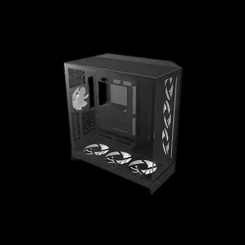 nzxt h9 flow rgb 2024 edition mid tower atx airflow gaming casing black 3