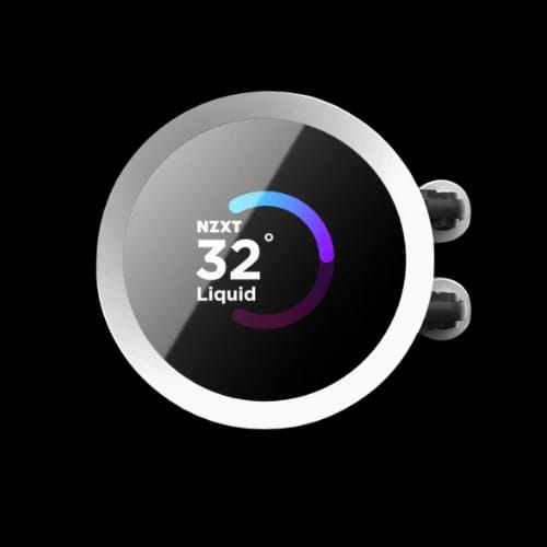 nzxt kraken 360 rgb aio cpu liquid cooler display white