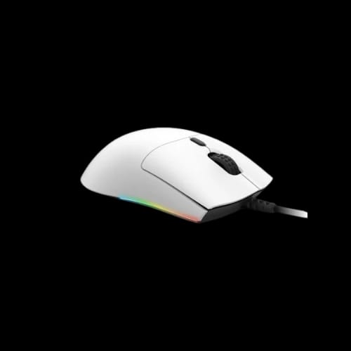 nzxt lift lightweight ambidextrous rgb optical gaming mouse angled