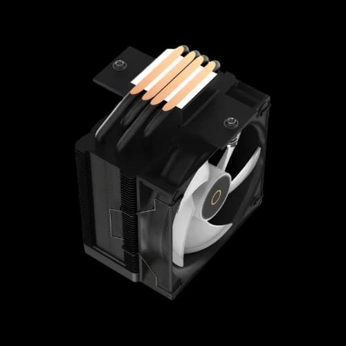 ocypus gamma a40 bk argb single tower air cpu cooler heat pipe