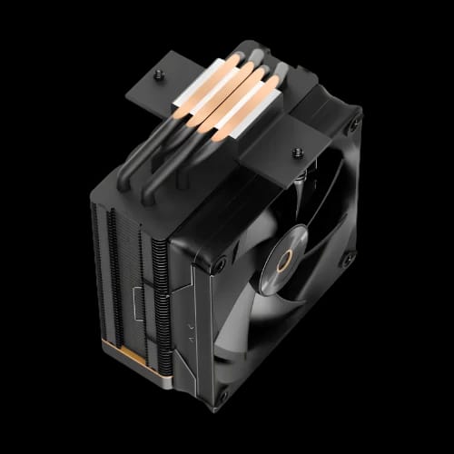 ocypus iota a40 bk single tower air cpu cooler with display heatsink