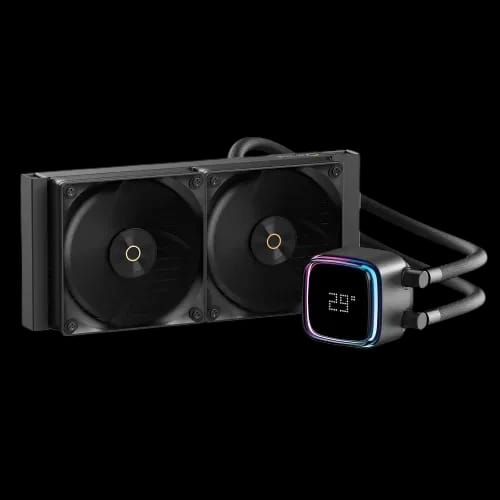 ocypus iota l24 bk 240mm aio liquid cpu cooler with display
